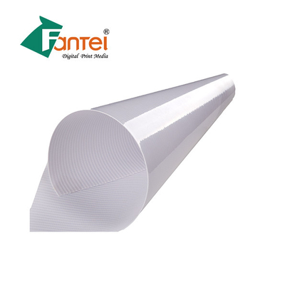 1000 * 1000 510g PVC فليكس فرونتليت بانر رولز أبيض Pvc لافتة 5 متر